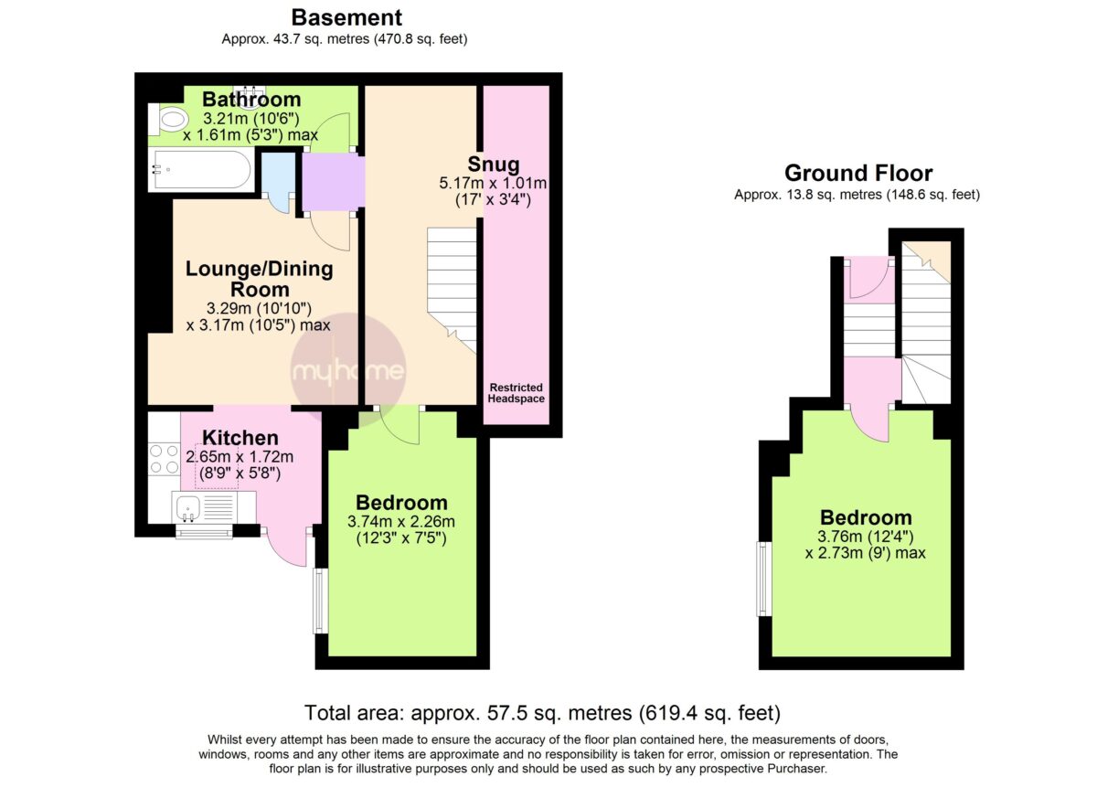 Two-bedroom Maisonette, Junction Road,N19