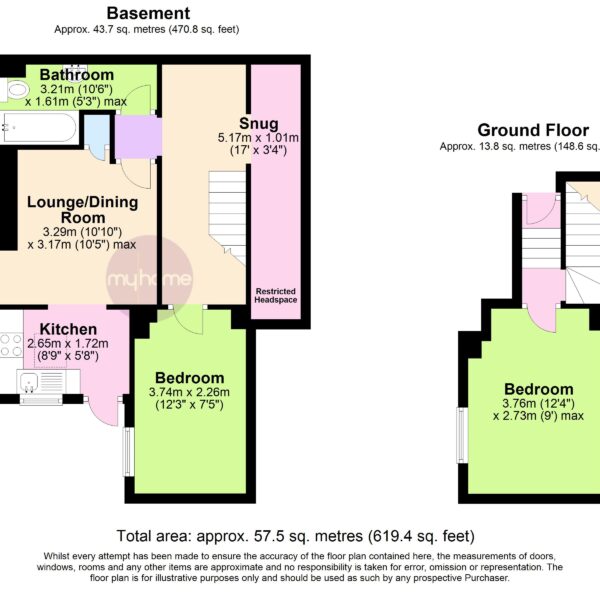 Two-bedroom Maisonette, Junction Road,N19