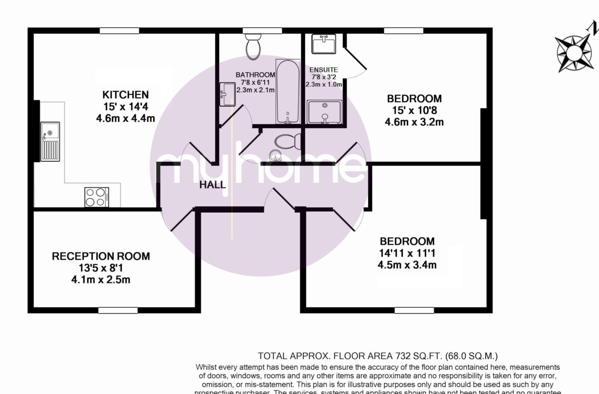 Anson Road, N7 0AA , Bedroom flat ensuite shower